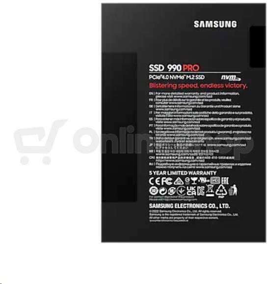 Interní SSD Samsung 990 PRO NVM M2 SSD 4TB