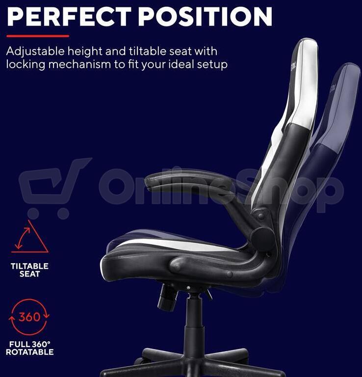 Trust GXT703W RIYE GAMING CHAIR WHITE (25130)