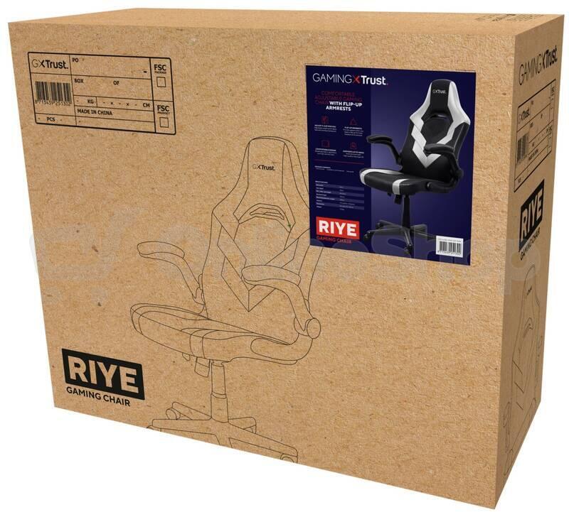 Trust GXT703W RIYE GAMING CHAIR WHITE (25130)