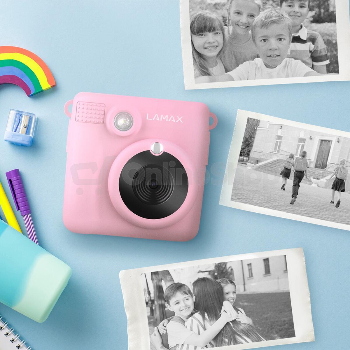 Fotoaparát LAMAX InstaKid1, růžový