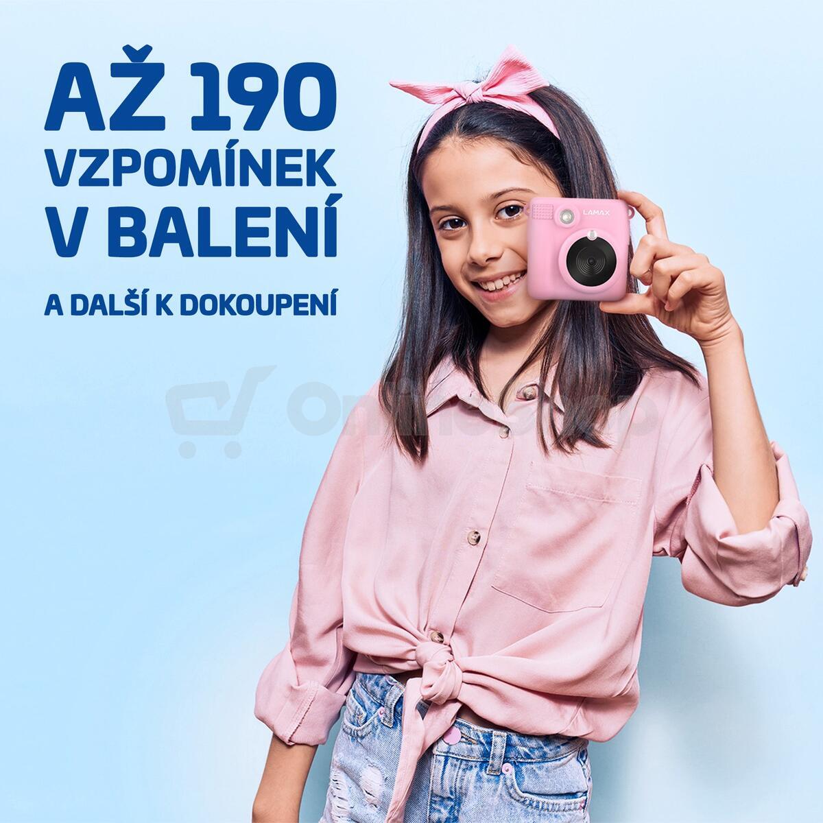 Fotoaparát LAMAX InstaKid1, růžový