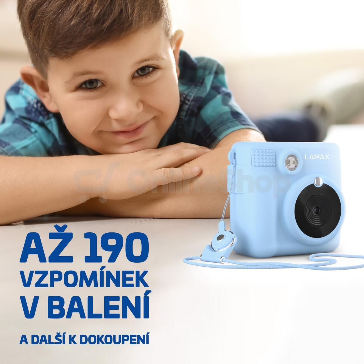 Fotoaparát LAMAX InstaKid1, modrý