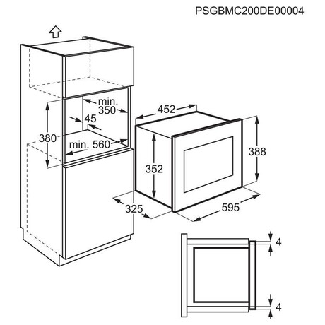 Mikrovlnn trouba ELECTROLUX 300 LMS2203EMK