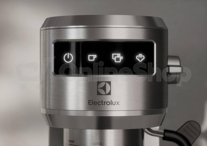 Kávovar Electrolux E6EC1-6ST, stříbrný | Skutečná fotografie prodávaného kusu | Skutečná fotografie prodávaného kusu | Skutečná fotografie prodávaného kusu
