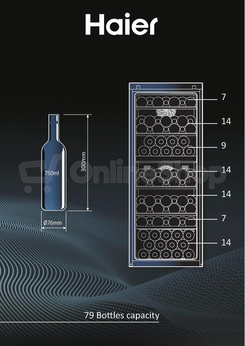 Vinotéka Haier HWS79GDG