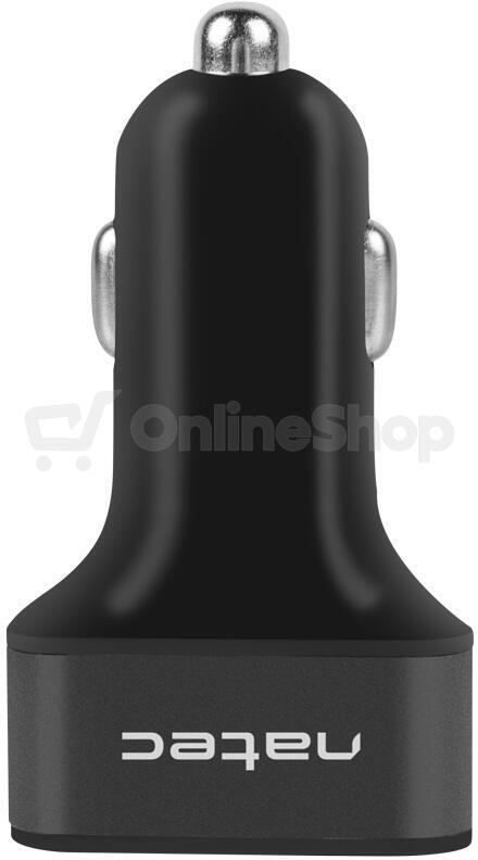 NATEC nabíječka do auta CONEY, 2XUSB, 1XUSB-C, 84W (NUC-1981)
