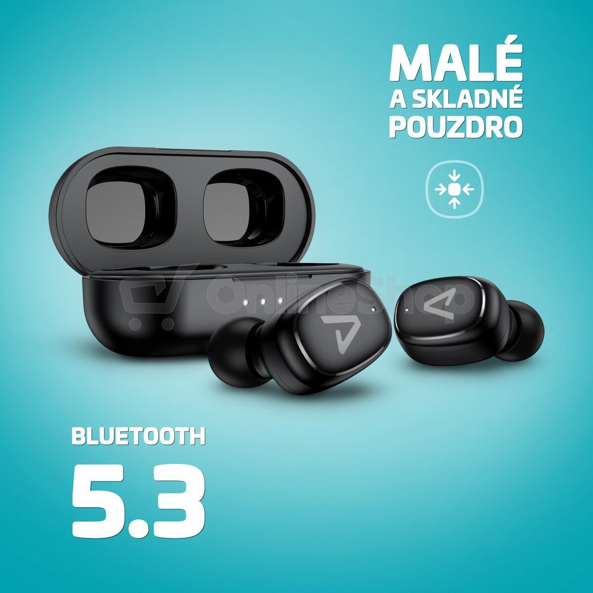 Bezdrátová sluchátka Lamax Dots3 Play, černá