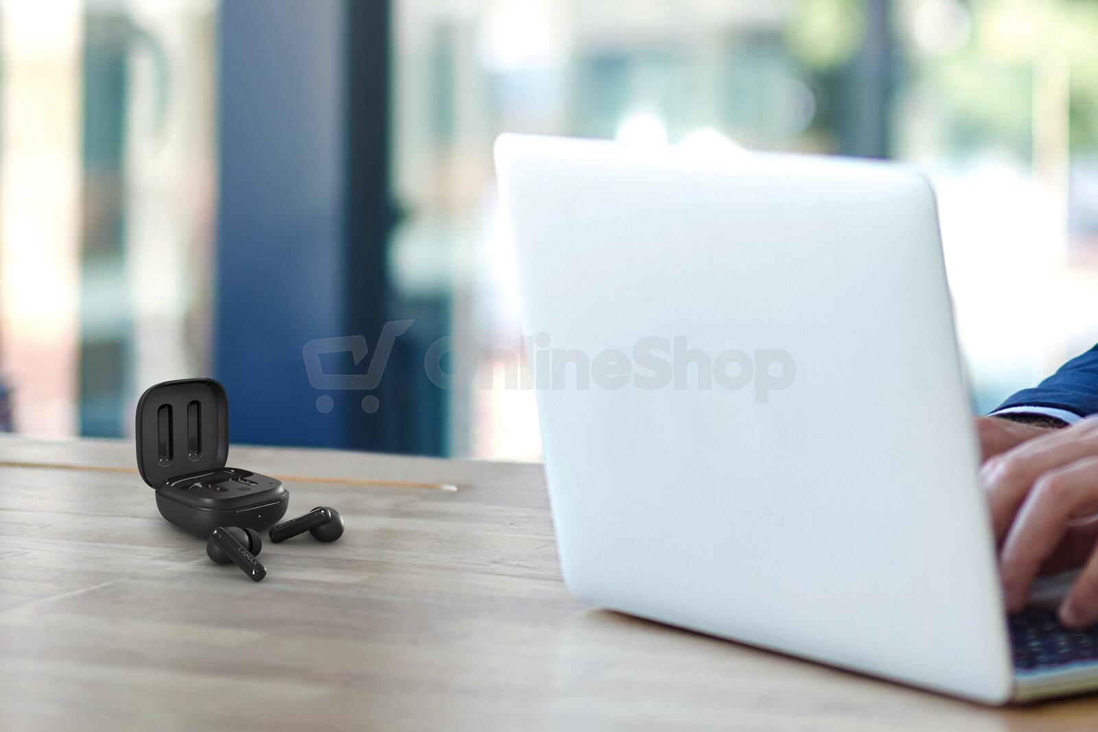 Bezdrátová sluchátka Lamax Clips1 Plus, černá