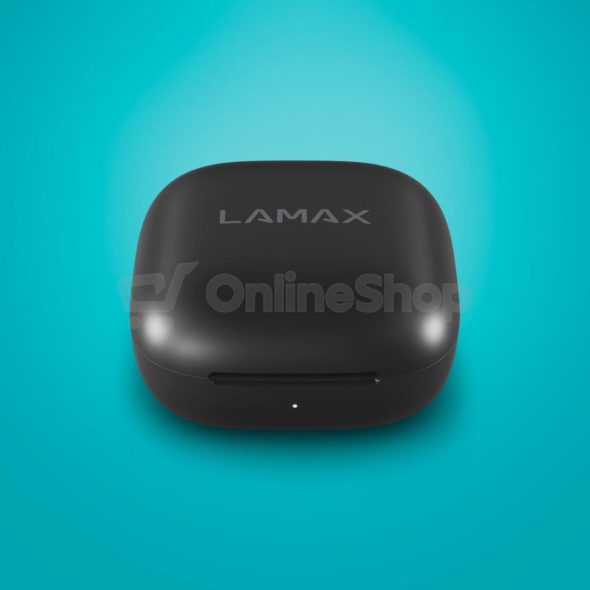 Bezdrátová sluchátka Lamax Clips1 Plus, černá