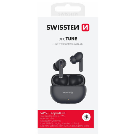 Swissten Pro Tune, černá (foto 1)