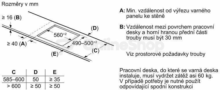 Indukční deska Bosch PIE631HC1E Serie 6