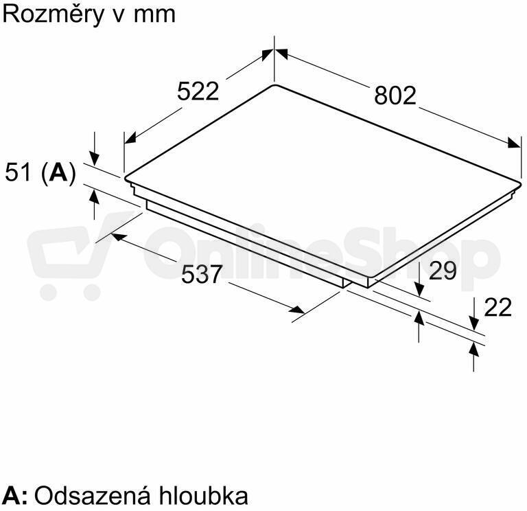 Indukční deska Bosch PVW831HB1E