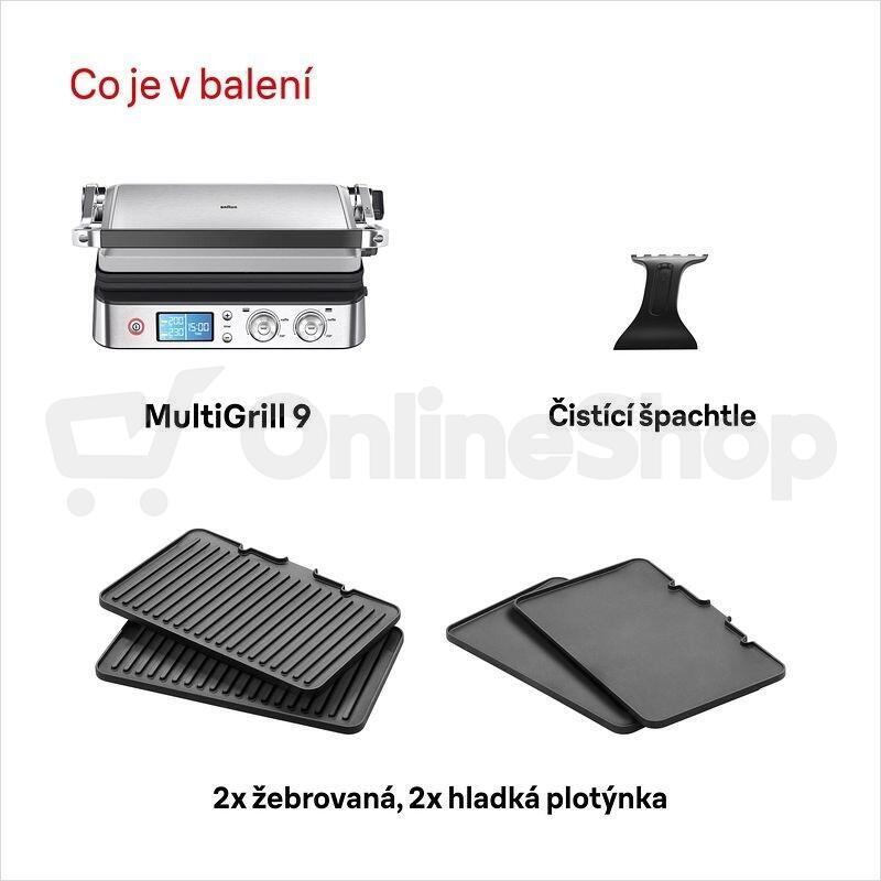 Kontaktní gril Braun MultiGrill 9 CG9043