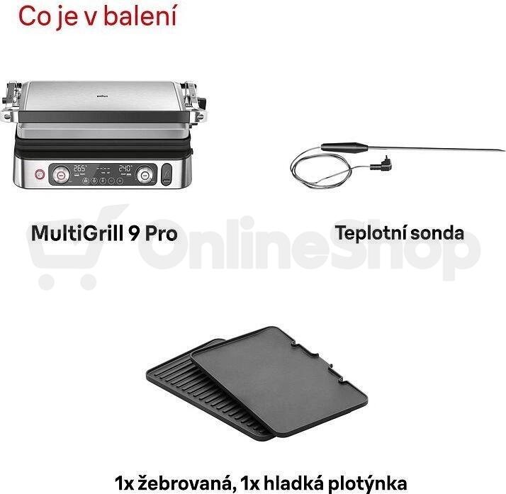 Kontaktní gril Braun MultiGrill 9 Pro CG9160