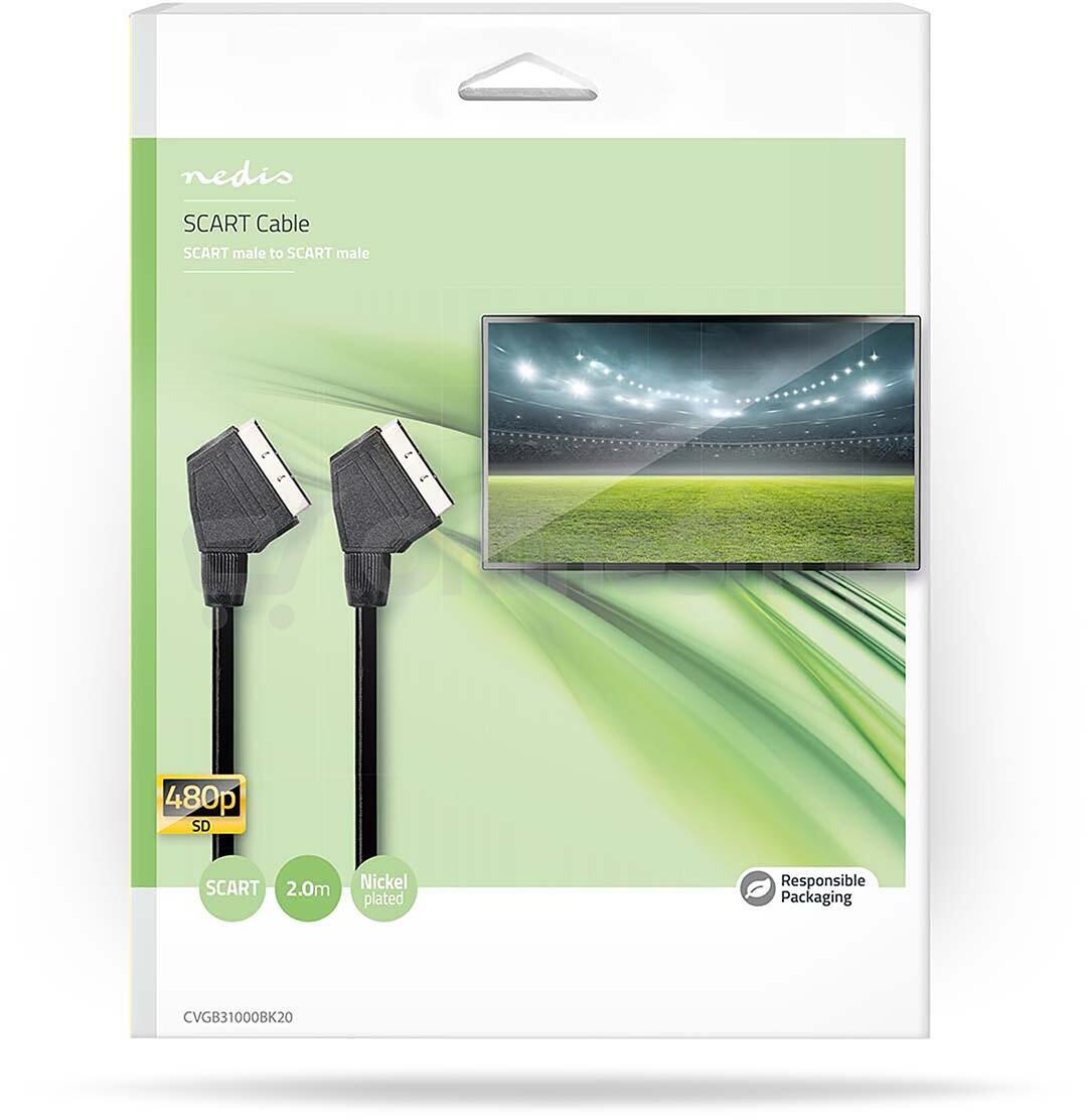 SCART kabel NEDIS CVGB31000BK20