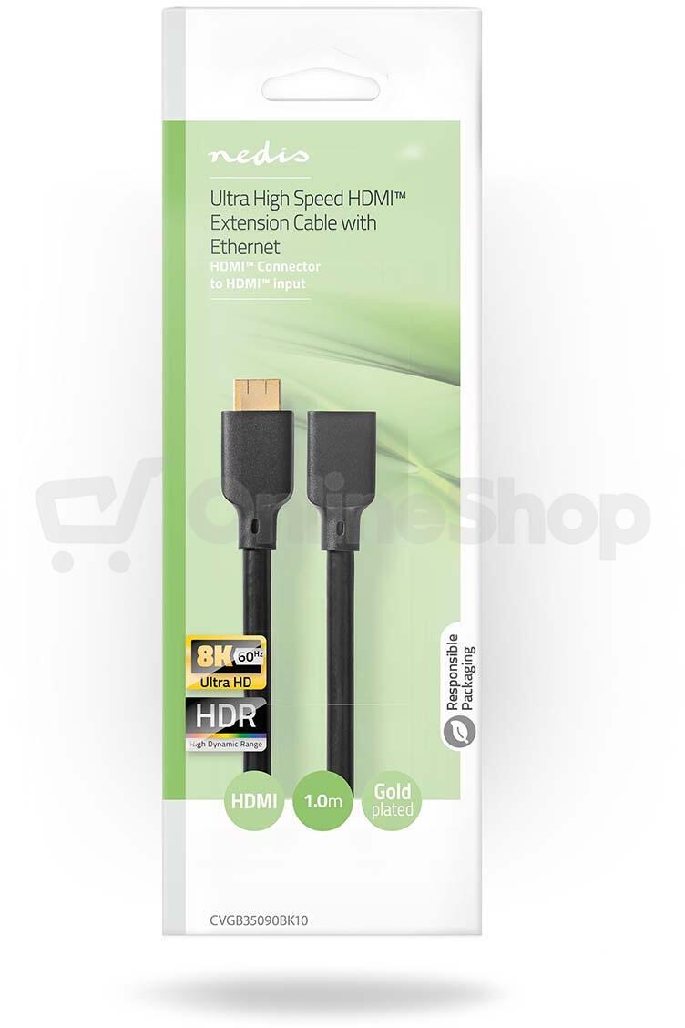 Ultra High Speed HDMI™ Kabel NEDIS CVGB35090BK10