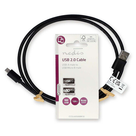 USB kabel NEDIS CCGL60500BK10