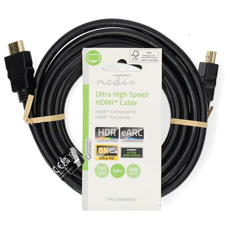 Ultra High Speed HDMI Kabel NEDIS CVGL35000BK30