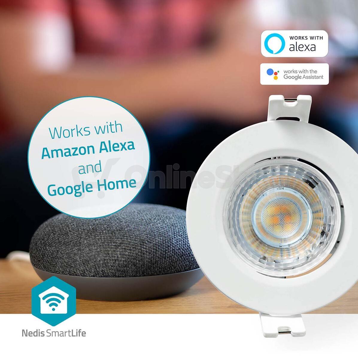 SmartLife Stropní světlo NEDIS WIFILCS10WT