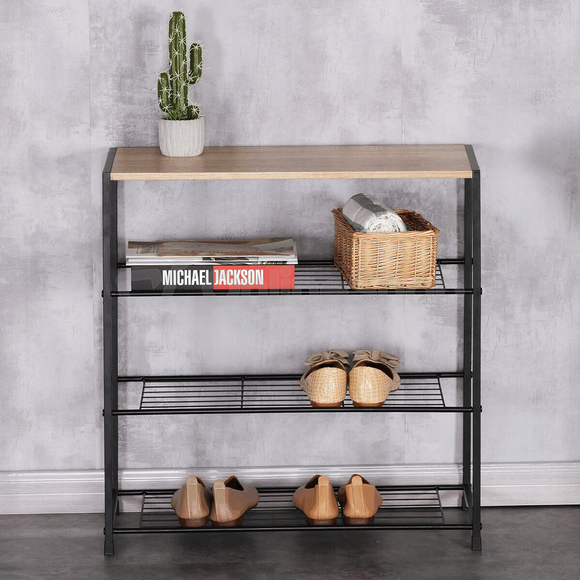 Botník, mdf, hnědá, GD-414 OAK Autronic
