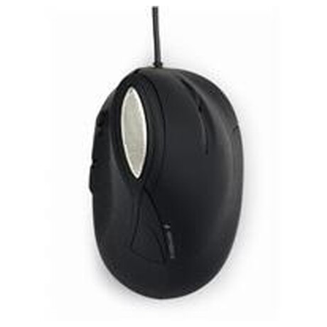 Gembird MUS-ERGO-03, ergonomická, černá, USB (foto 1)