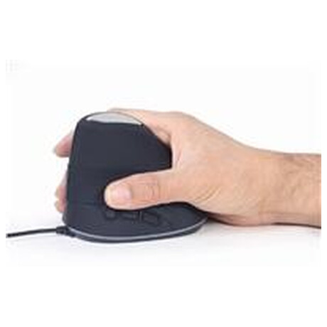 Gembird MUS-ERGO-03, ergonomická, černá, USB (foto 3)