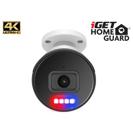 iGET HGNHK938CAM - UltraHD 4K PoE IP kamera, SMART detekce, IP66, zvuk, non psvit 40m, ONVIF 2.6 (75020563)