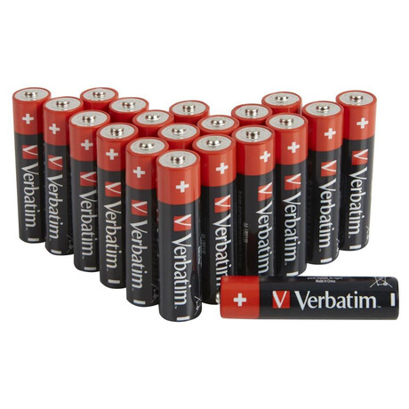 Alkalick AA /LR6/ baterie 20ks/pack Verbatim (49877)