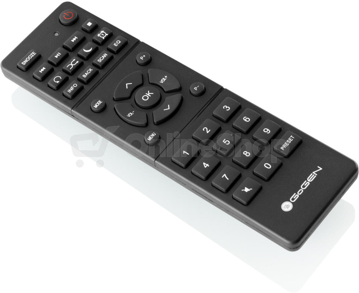 Internetové rádio s DAB+ GoGEN IR 237 BTDAB, hnědá/stříbrná