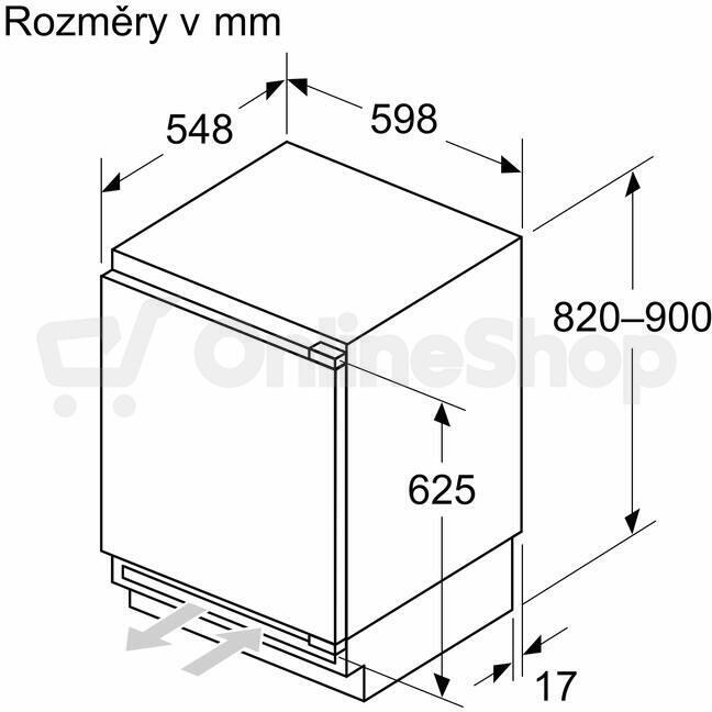 Chladnička Siemens KU21RADE0