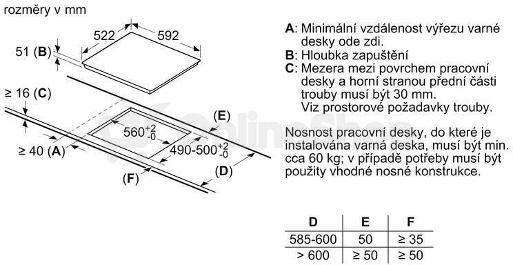 Indukční deska Bosch PIF612BB1E Serie 6