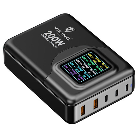 Viking nabjeka USB GaN 200W PD Pro (VCH200PD)