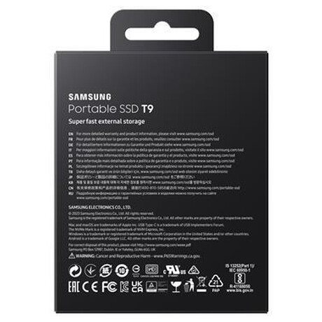 SSD 1TB Samsung extern T9, ern (MU-PG1T0B/EU)