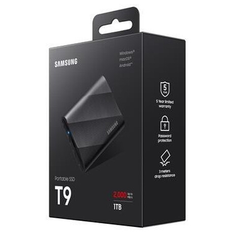 SSD 1TB Samsung extern T9, ern (MU-PG1T0B/EU)