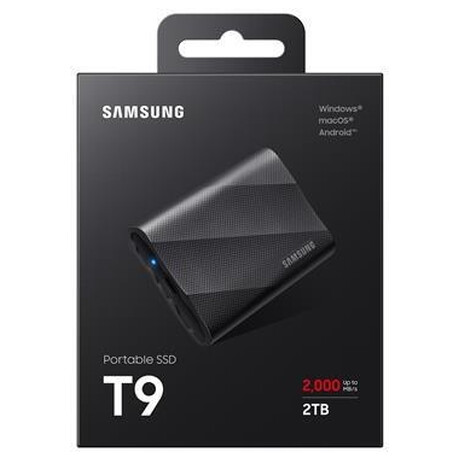 Samsung Externí SSD disk T9 - 2TB - černý (MU-PG2T0B/EU)