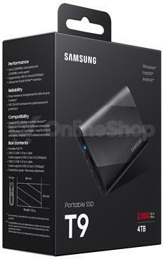 Externí SSD Samsung T9 4TB black