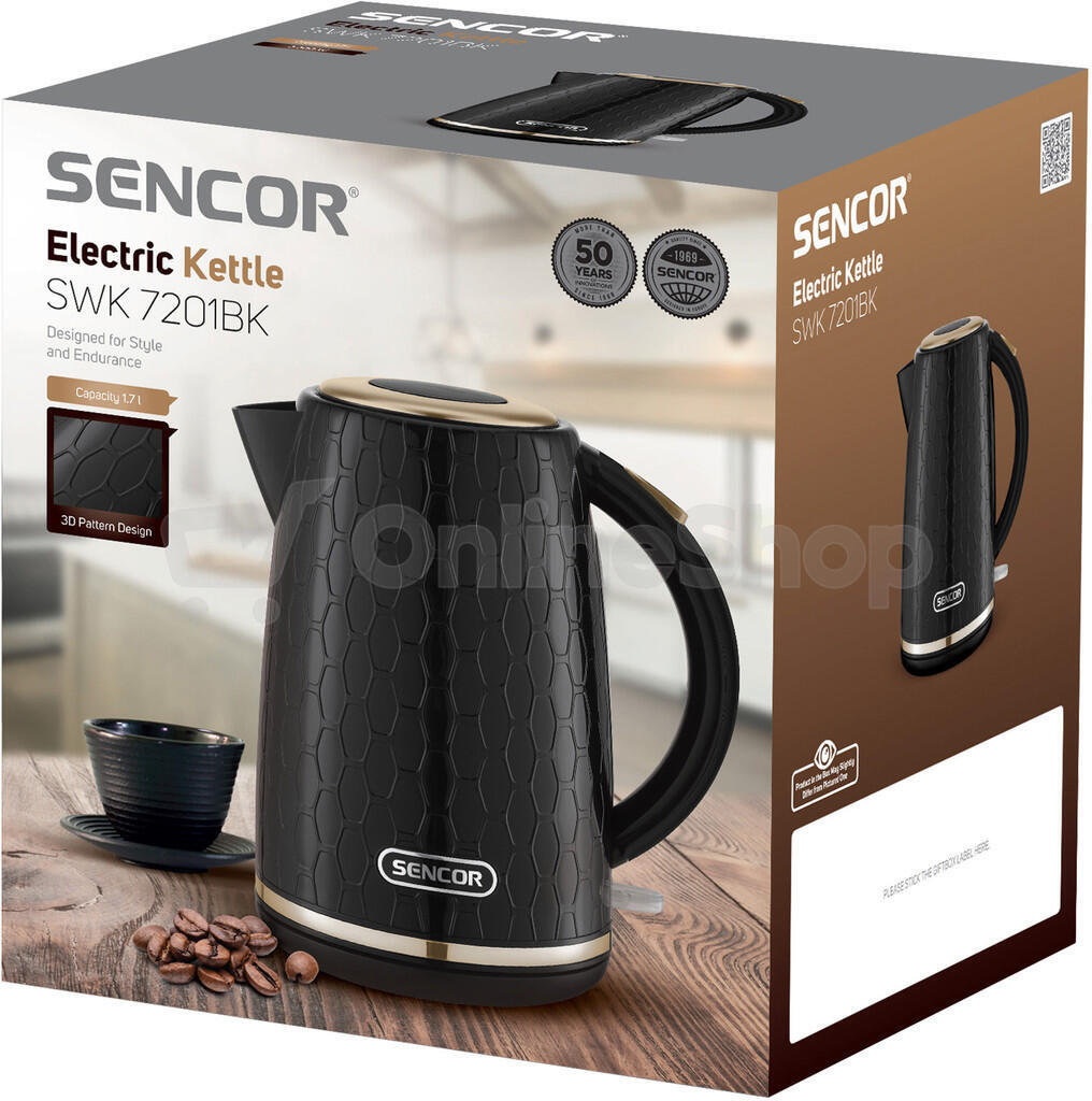 Rychlovarná konvice Sencor SWK 7201BK