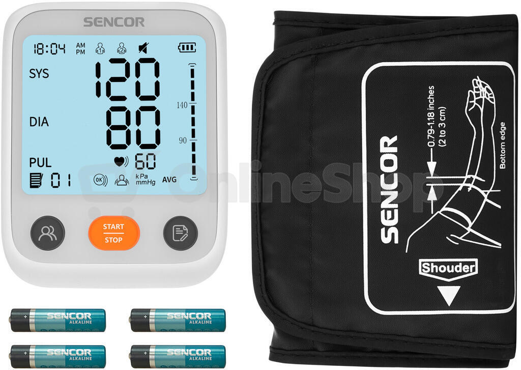 Tlakoměr Sencor SBP 1150WH