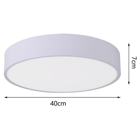 IMMAX NEO RONDATE SLIM 40&nbsp;× 7&nbsp;cm, bílé (foto 1)