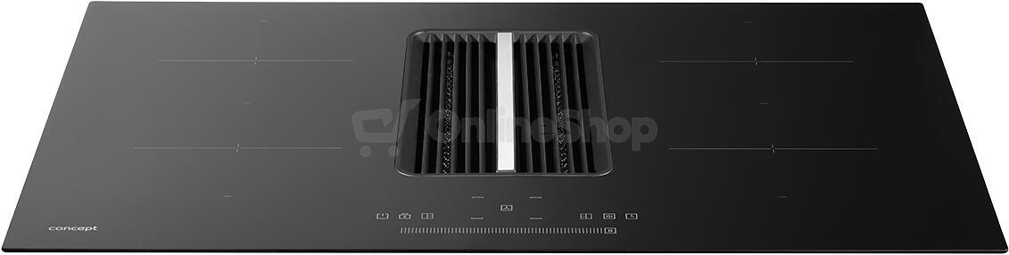 SET Trouba Concept ETV8960bcN Steam+, černá + Indukční deska Concept IDV6083bc