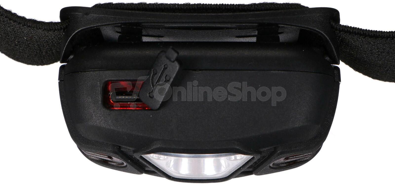Čelovka se senzorem HEADLAMP SENSOR 2, 250 lm, LED, USB SIXTOL