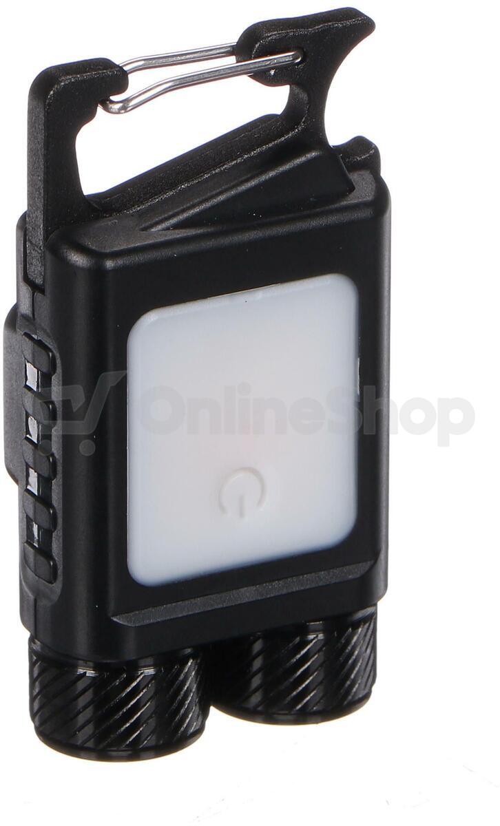 Svítilna multifunkční na klíče s magnetem LAMP KEY 1, 500 lm, COB LED, USB SIXTOL