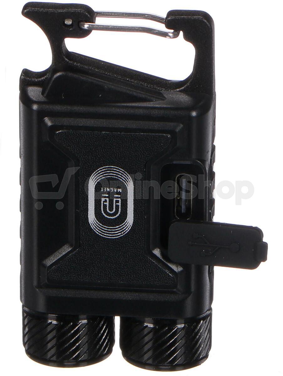 Svítilna multifunkční na klíče s magnetem LAMP KEY 1, 500 lm, COB LED, USB SIXTOL