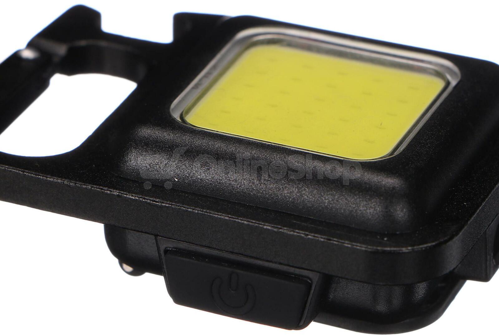 Svítilna multifunkční na klíče s magnetem LAMP KEY 4, 500 lm, COB LED, USB SIXTOL