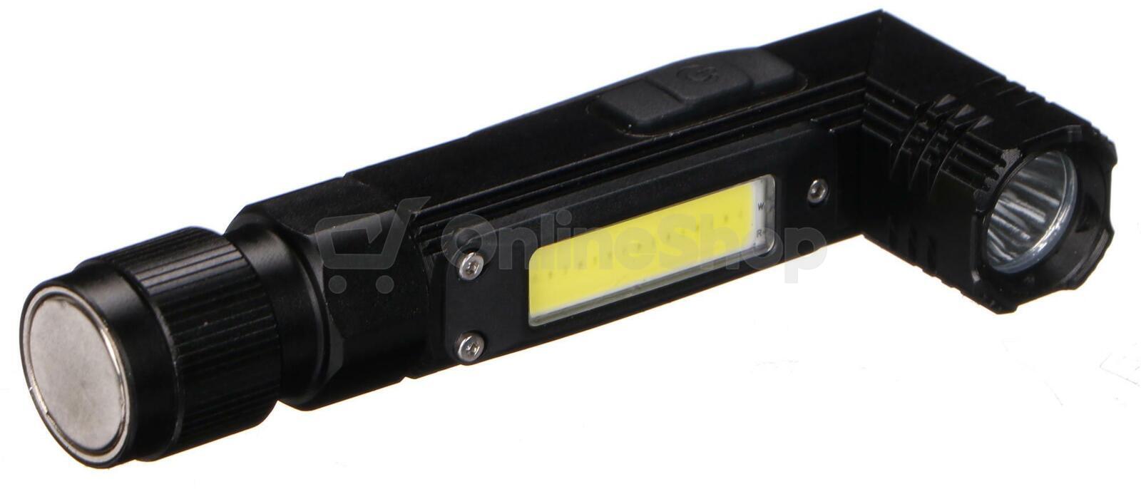 Svítilna pracovní s magnetem LAMP WORK 2, 150 lm, COB LED, USB SIXTOL