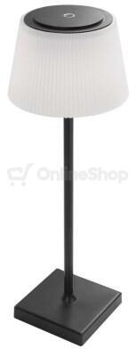 Emos LED stolní lampa KATIE, nabíjecí, černá (Z7630B)