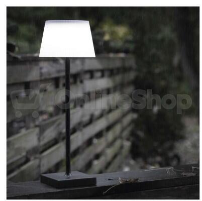 Emos LED stolní lampa KATIE, nabíjecí, černá (Z7630B)