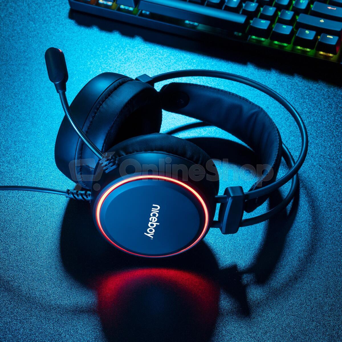 Herní sluchátka Niceboy ORYX X220 Iris
