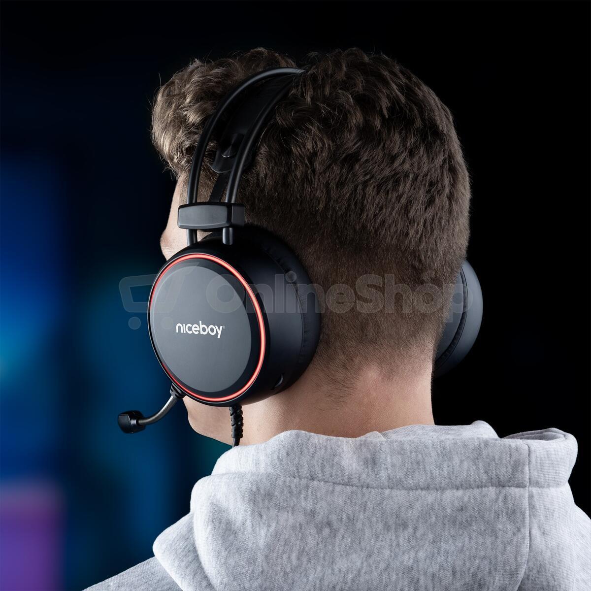 Herní sluchátka Niceboy ORYX X220 Iris