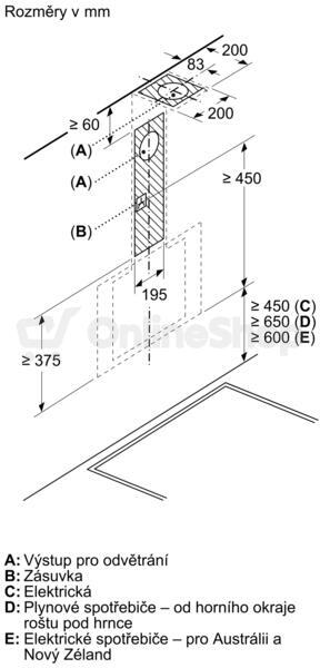 Odsavač par Bosch DWK85DK60